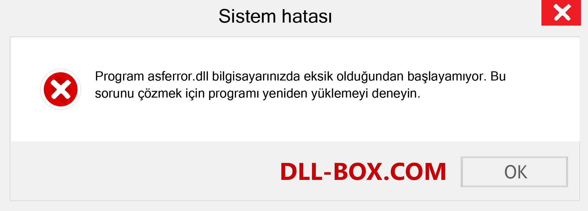 asferror.dll dosyası eksik mi? Windows 7, 8, 10 için İndirin - Windows'ta asferror dll Eksik Hatasını Düzeltin, fotoğraflar, resimler